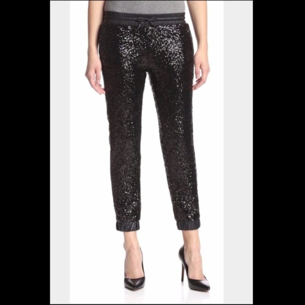 NWT Silva Sequined  jogger  pant Small